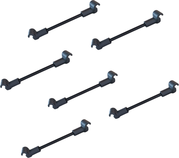 Изображение товара Комплект разделителей для карго Starax S-2213-5-A/6 (6шт, антрацит)