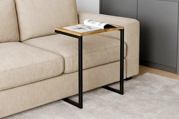 Изображение товара Журнальный столик Мебельград Брион 700 60x60x39 (дуб вотан)