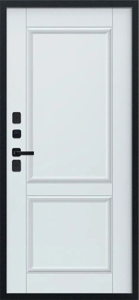 Изображение товара Входная дверь МеталЮр M75 Термо Velluto Bianco (86x205, левая)