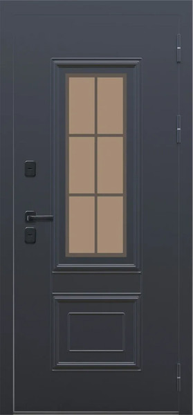 Изображение товара Входная дверь МеталЮр M73 Термо Velluto Bianco (96x205, правая)