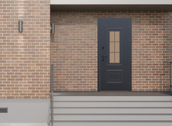 Изображение товара Входная дверь МеталЮр M73 Термо Velluto Bianco (96x205, правая)