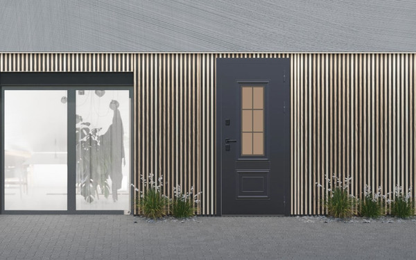 Изображение товара Входная дверь МеталЮр M73 Термо Velluto Bianco (96x205, правая)