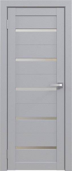 Изображение товара Дверь межкомнатная Юни Амати 01М 90x200 (грей/стекло белое)