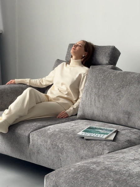 Изображение товара Диван угловой DiArt Венеция УД правый (Soho silver)