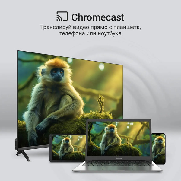 Изображение товара Телевизор Digma 65" DM-LED65UQB31 (черный)