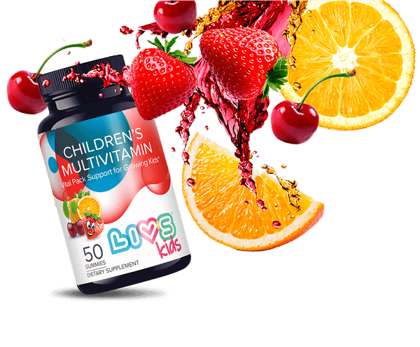 Изображение товара Мультивитаминный комплекс LIVS Для детей со вкусом фруктов и ягод (50шт)