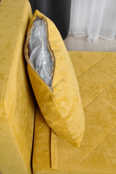 Изображение товара Кресло-кровать DiArt Элли 800 (велюр Sensey mimosa/ножки светлые)