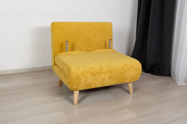 Изображение товара Кресло-кровать DiArt Элли 800 (велюр Sensey mimosa/ножки светлые)