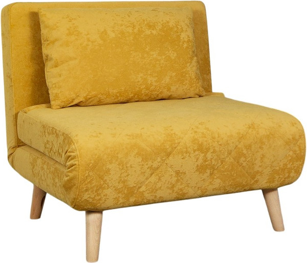 Изображение товара Кресло-кровать DiArt Элли 800 (велюр Sensey mimosa/ножки светлые)