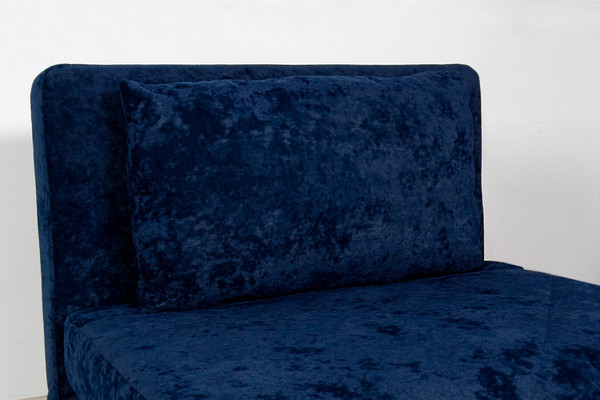 Изображение товара Кресло-кровать DiArt Элли 800 (велюр Sensey deep blue/ножки светлые)
