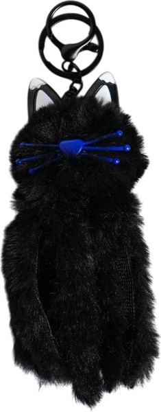 Изображение товара Брелок Sima-Land Пушистик на кольце. Черный кот / 10904372