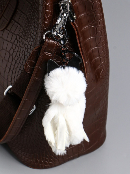 Изображение товара Брелок Sima-Land Пушистик на кольце. Белый кот / 10904373