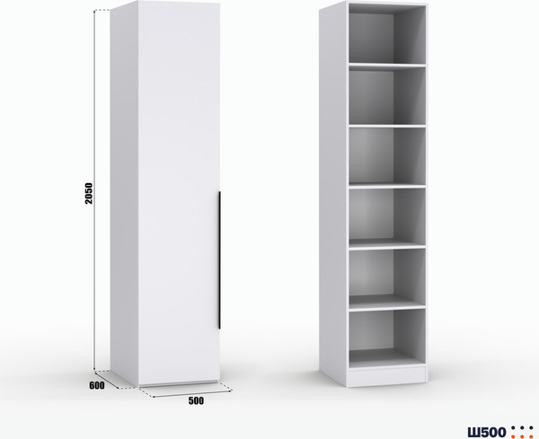 Изображение товара Шкаф Кастанье Модерн Ш 500 (белый)