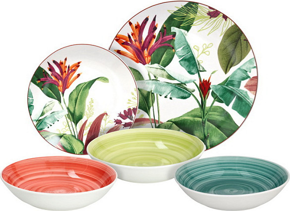 Изображение товара Набор столовой посуды Tognana Madison Tropicalia / MC07018M265