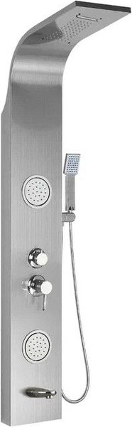 Изображение товара Душевая панель Cerutti Spa Twin BR (матовая нержавеющая сталь)