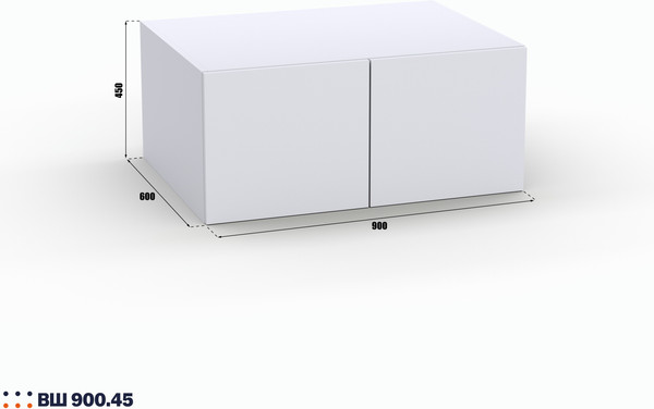 Изображение товара Антресоль Кастанье Модерн ВШ 900.45 (белый)