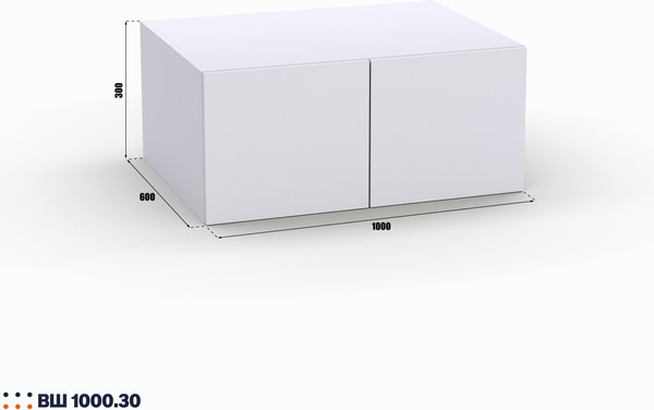 Изображение товара Антресоль Кастанье Модерн ВШ1000.30 (белый)
