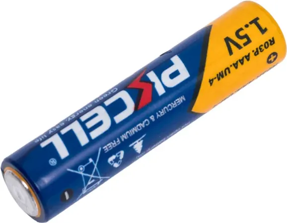 Изображение товара Комплект батареек Pkcell R03P/AAA 1.5V / R03P-4B (4шт)