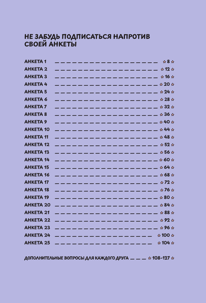 Изображение товара Дневничок АСТ Анкета для друзей. Как в детстве, только лучше (Задорожняя Татьяна 9785171771911)