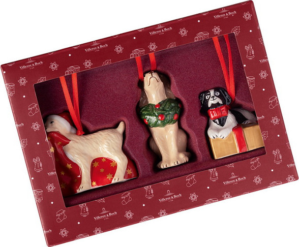 Изображение товара Набор елочных игрушек Villeroy & Boch Nostalgic Ornaments / 14-8331-6692 (3шт)