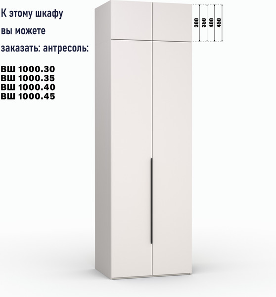 Изображение товара Шкаф Кастанье Модерн Ш 1000.2 (кашемир)