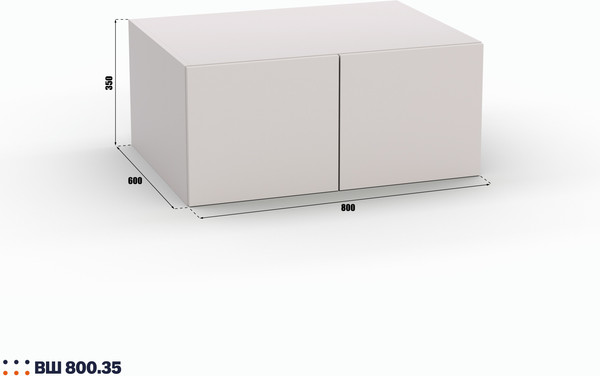 Изображение товара Антресоль Кастанье Модерн ВШ 800.35 ( кашемир                                      )