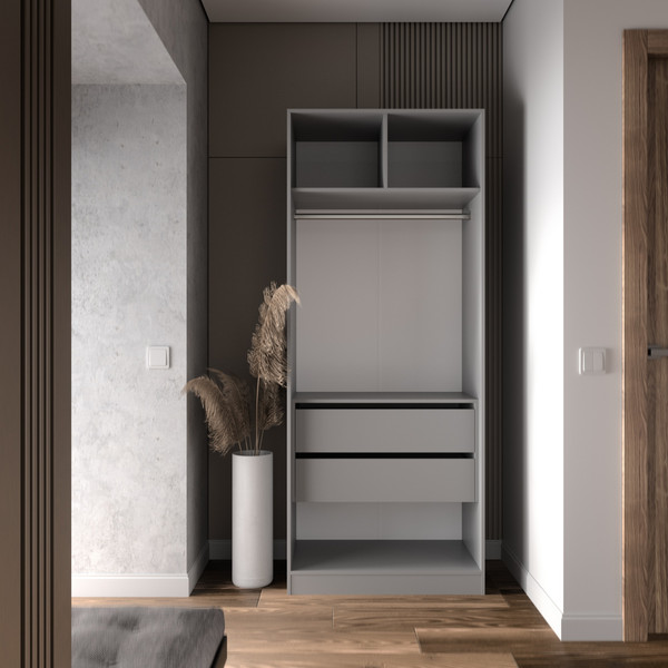 Изображение товара Шкаф Кастанье Модерн Ш 900.2 (серый шифер)