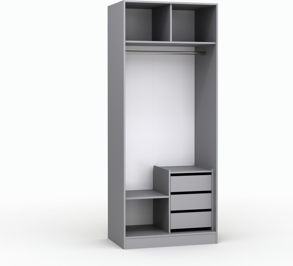 Изображение товара Шкаф Кастанье Модерн Ш 1000 (серый шифер)