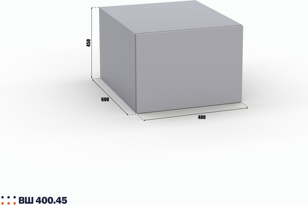 Изображение товара Антресоль Кастанье Модерн ВШ 400.45 (серый шифер)