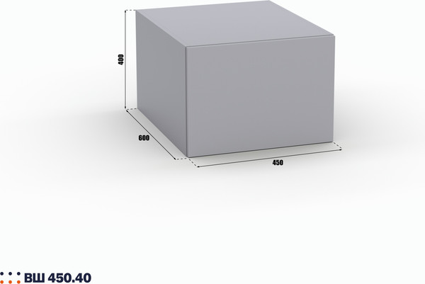 Изображение товара Антресоль Кастанье Модерн ВШ 450.40 (серый шифер)