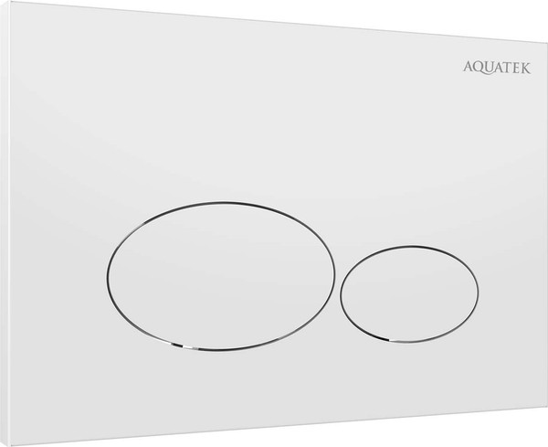 Изображение товара Кнопка для инсталляции Aquatek KDI-0000071 (белый глянец)