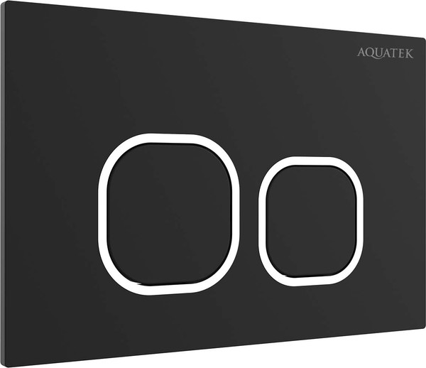 Изображение товара Кнопка для инсталляции Aquatek KDI-0000059 (черный матовый)