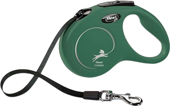 Изображение товара Поводок-рулетка Flexi New Classic / CL20T5.251.OG (M, оливковый)