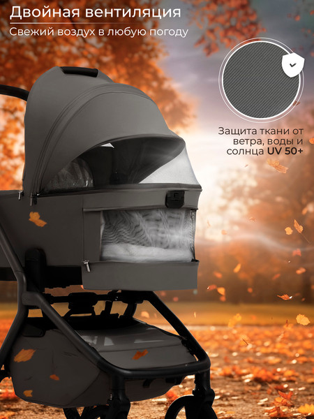 Изображение товара Детская универсальная коляска Sweet Baby 2в1 SBL Orso (темно-серый)