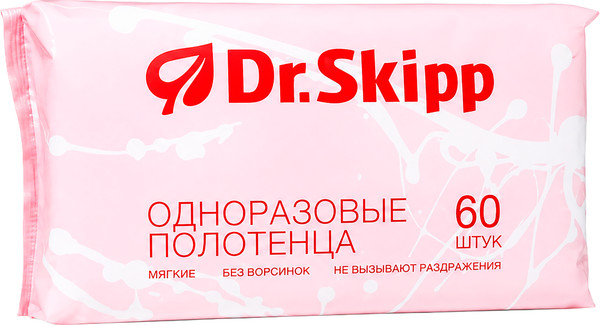 Изображение товара Салфетки одноразовые Dr.Skipp 60шт