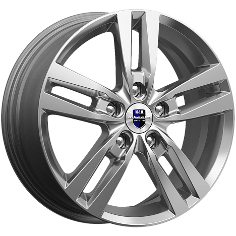 Изображение товара Литой диск K&K Rassvet 16x6.5" 5x100мм DIA 56.1мм ET 48мм Дарк платинум