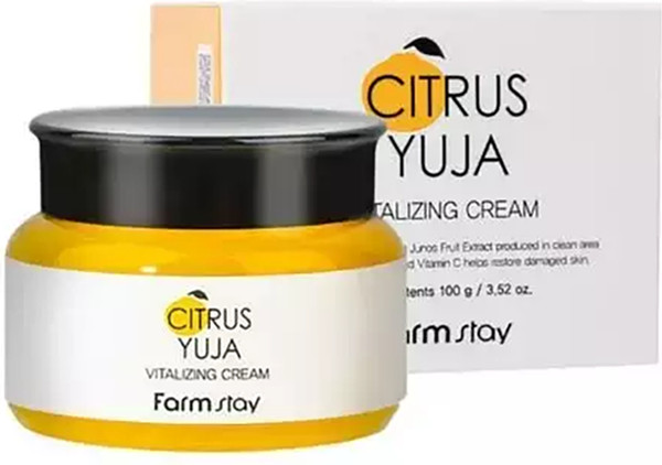 Изображение товара Крем для лица FarmStay With Yuja Extract Cream освежающий с экстрактом юдзу (100г)