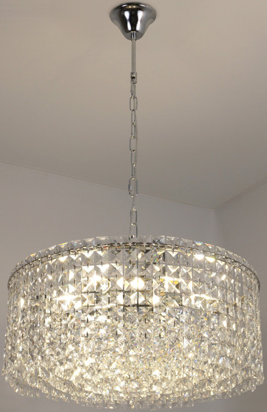 Изображение товара Люстра Estares Diona 10хЕ14-600х810-CHROME/CRYSTAL-220-IP20