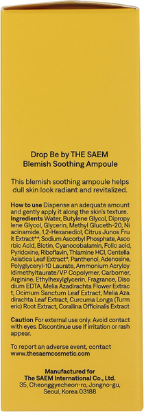 Изображение товара Сыворотка для лица The Saem Drop Be By Blemish Soothing Ampoule
