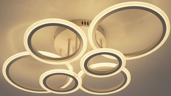 Изображение товара Люстра Estares Europa 80W 6R-IRC-675x480x175-WHITE/WHITE-220-IP20