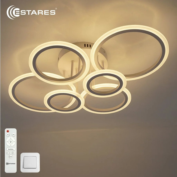 Изображение товара Люстра Estares Europa 80W 6R-IRC-675x480x175-WHITE/WHITE-220-IP20