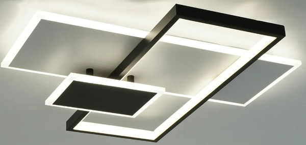 Изображение товара Люстра Estares Lamparas 90W 3L-APP-500x500x70-WHITE/BLACK/WHITE-220-IP20