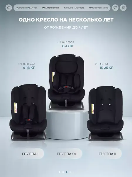 Изображение товара Автокресло Rant Rally Next Basic / ZY19 (черный)