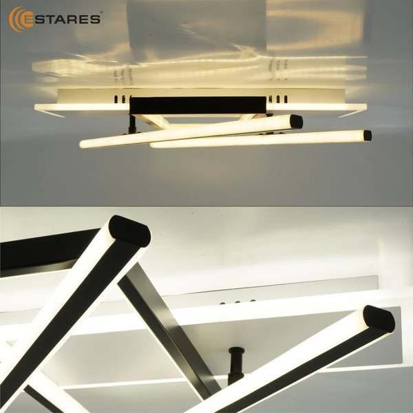 Изображение товара Люстра Estares Palla 110W 3S-APP-500x460x80-BLACK/WHITE/CLEAR-220-IP20