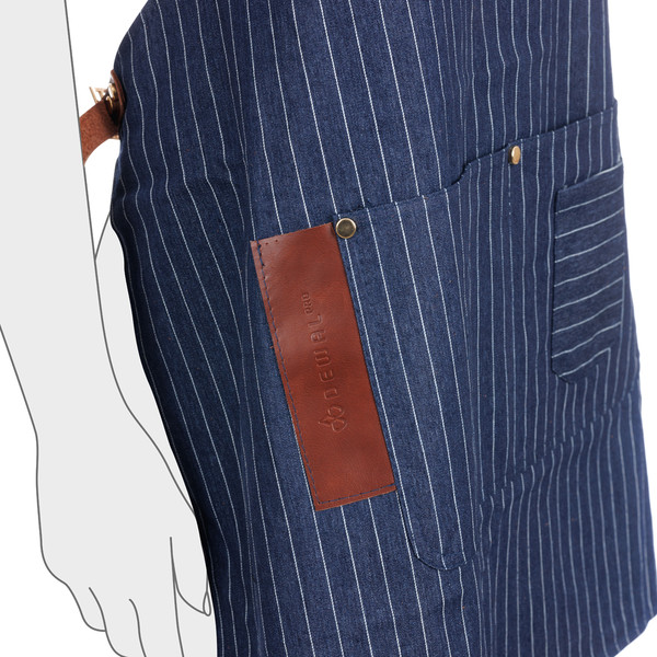 Изображение товара Фартук парикмахерский Dewal BA158 (синий)