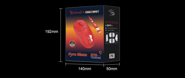 Изображение товара Мышь A4Tech Bloody R72 Pro (красный)