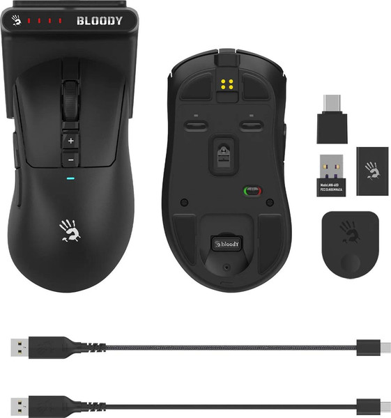 Изображение товара Мышь A4Tech Bloody R73 Ultra Duo (черный)