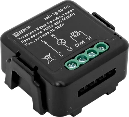 Изображение товара Умное реле EKF Connect Select Zigbee ssh-1g-zb-nn