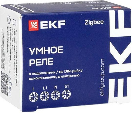 Изображение товара Умное реле EKF Connect Select Zigbee Pro ssh-1g-zb-pro