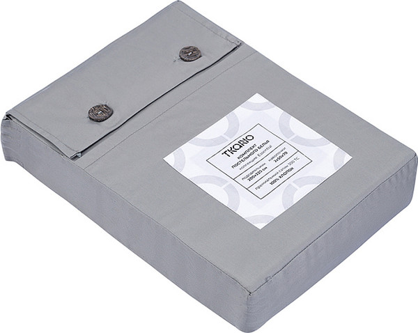 Изображение товара Пододеяльник с наволочками Tkano Essential / TK25-DC0008 (светло-серый)